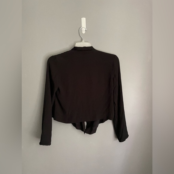 Ett Twa by Anthropologie Buttoned Wrap Blazer Size 2 - Picture 2 of 4